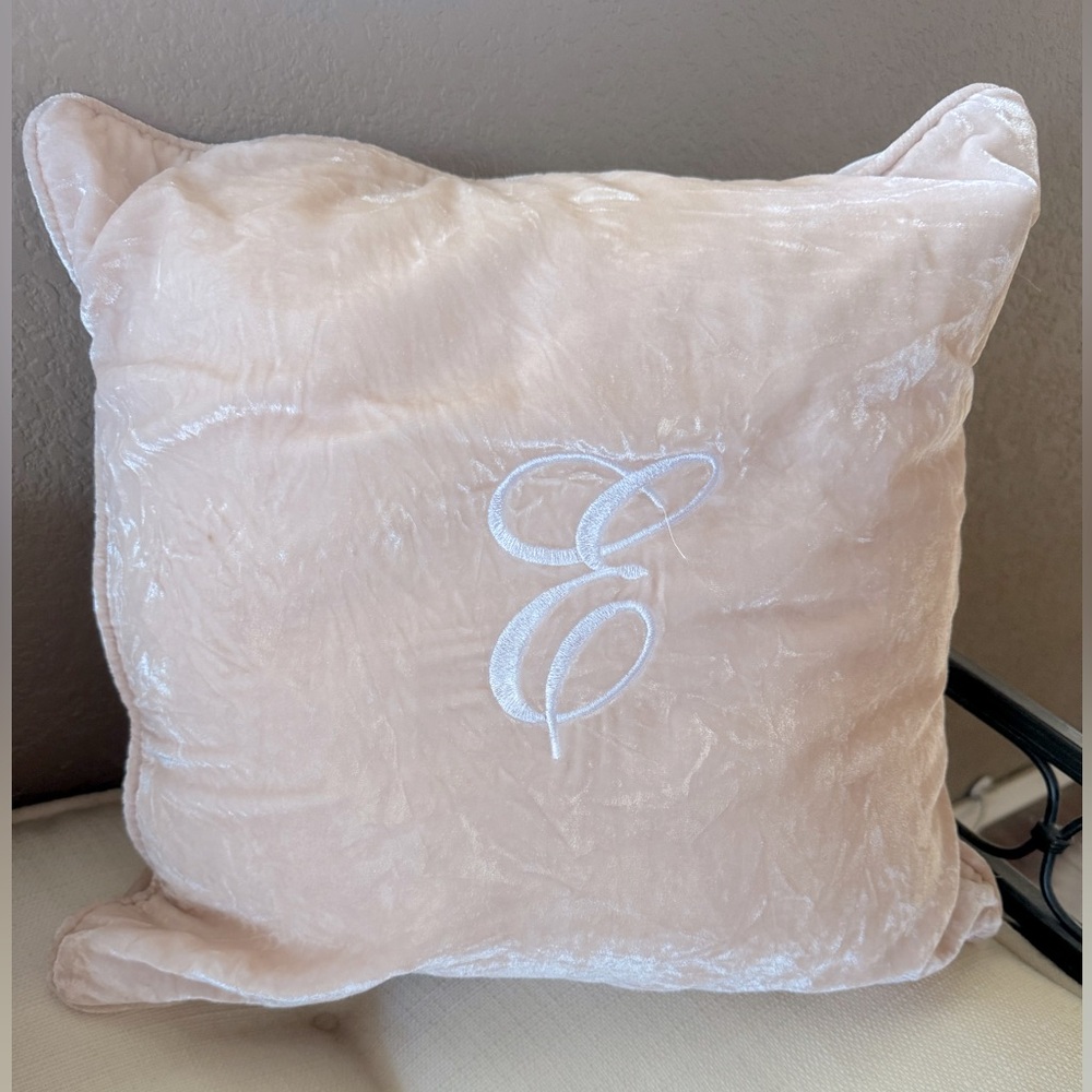 PB teen velvet pillow 18x18